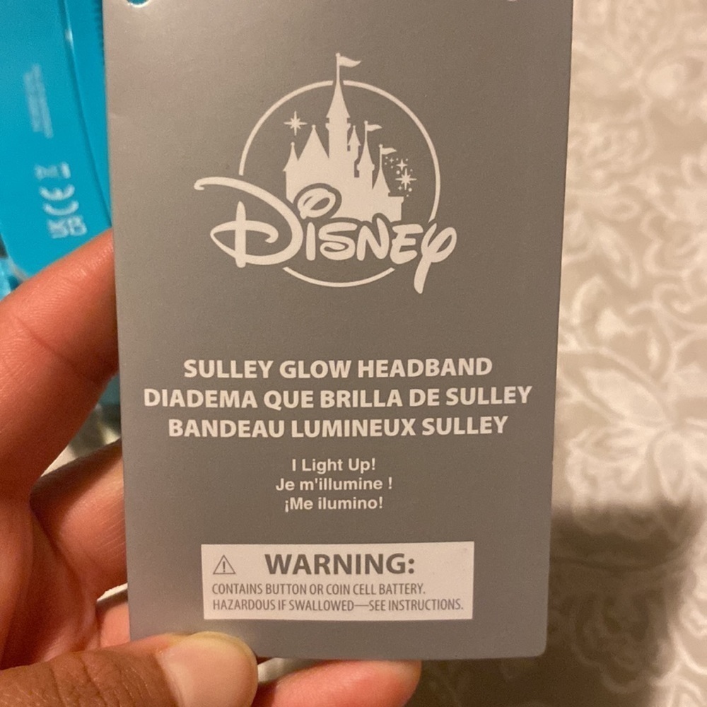 NWT DISNEYPARKS SULLEY FROM MONSTERS INC LIGHT UP HEAD BAND - Picture 6 of 6